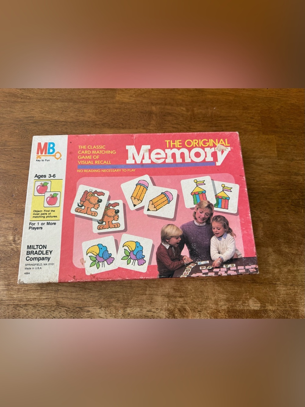 1986 Milton Bradley The Original Memory Game Vintage Ravensburger Complete